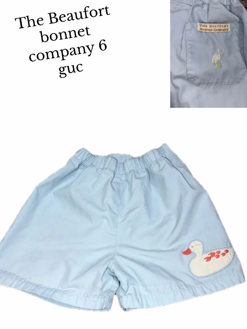 The Beaufort bonnet company size 6 Shelton duck shorts Tbbc